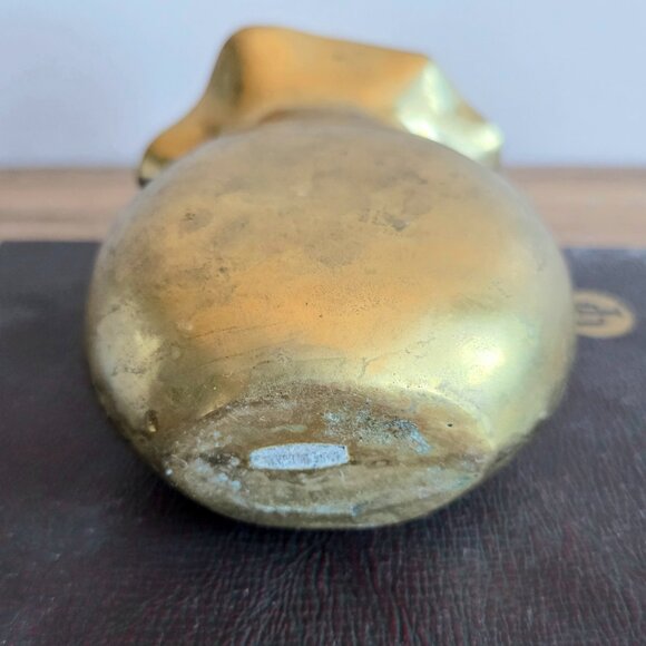 Solid brass vintage bud vase. - Picture 4 of 6